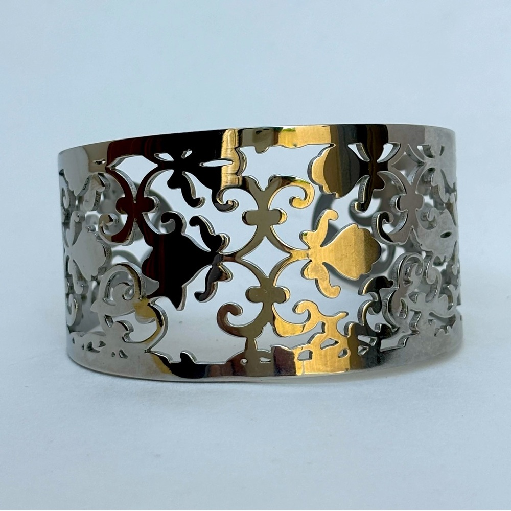 Silver Filigree Cuff Bracelet